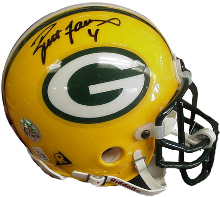 Brett Favre Autograph Sports Memorabilia from Sports Memorabilia On Main Street, sportsonmainstreet.com