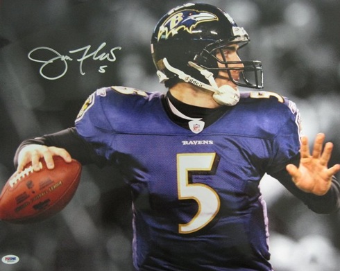 Joe Flacco Autograph Sports Memorabilia from Sports Memorabilia On Main Street, sportsonmainstreet.com