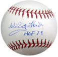 Whitey Ford Autograph Sports Memorabilia from Sports Memorabilia On Main Street, sportsonmainstreet.com, Click Image for more info!