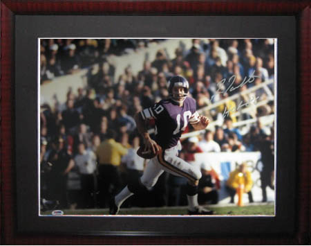 Fran Tarkenton Autograph Sports Memorabilia from Sports Memorabilia On Main Street, sportsonmainstreet.com