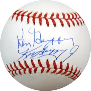 Ken Griffey Jr. and Sr. Autograph Sports Memorabilia from Sports Memorabilia On Main Street, sportsonmainstreet.com