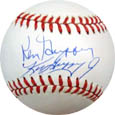 Ken Griffey Jr. and Sr. Autograph teams Memorabilia On Main Street, Click Image for More Info!