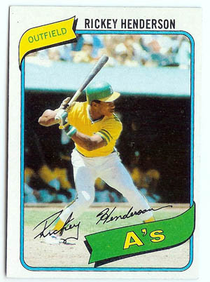 Rickey Henderson Autograph Sports Memorabilia from Sports Memorabilia On Main Street, sportsonmainstreet.com