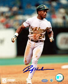 Rickey Henderson Autograph Sports Memorabilia from Sports Memorabilia On Main Street, sportsonmainstreet.com