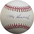 Tom Henrich Autograph teams Memorabilia On Main Street, Click Image for More Info!