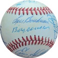 17 MLB Players w HOFer's Eddie Mathews, Bob Feller, Bob Gibson, Robin Roberts Plus Autograph Sports Memorabilia, Click Image for more info!