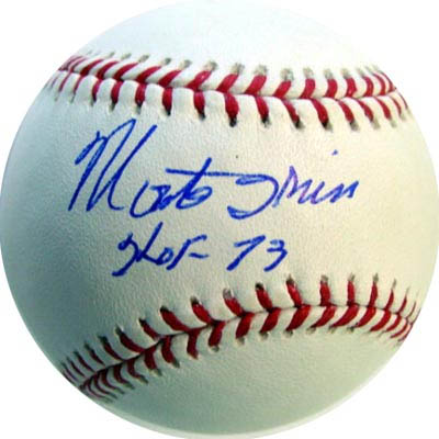 Monte Irvin Autograph Sports Memorabilia from Sports Memorabilia On Main Street, sportsonmainstreet.com