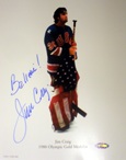 Jim Craig Autograph Sports Memorabilia, Click Image for more info!