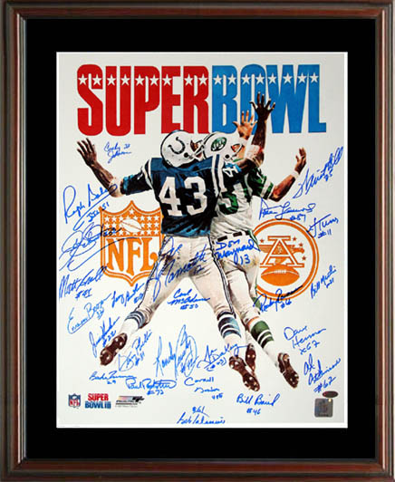 1969 New York Jets Super Bowl Champion Team  Autograph Sports Memorabilia from Sports Memorabilia On Main Street, sportsonmainstreet.com