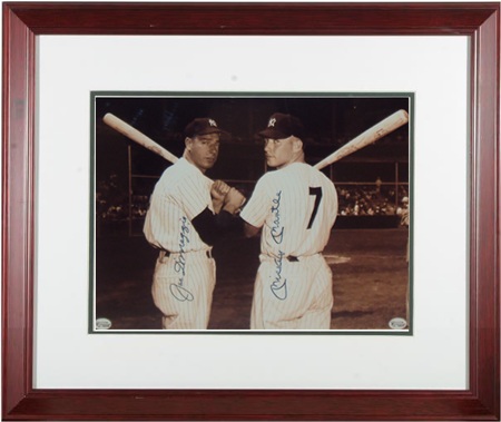 Joe DiMaggio and Mickey Mantle Autograph Sports Memorabilia from Sports Memorabilia On Main Street, sportsonmainstreet.com