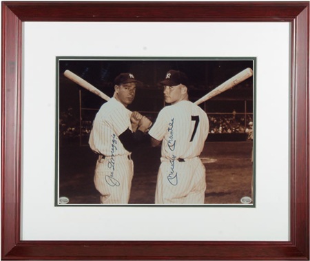 Joe DiMaggio and Mickey Mantle Autograph Sports Memorabilia from Sports Memorabilia On Main Street, sportsonmainstreet.com