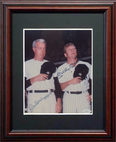 Mickey Mantle and Joe DiMaggio Autograph Sports Memorabilia from Sports Memorabilia On Main Street, sportsonmainstreet.com