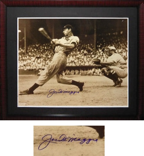 Joe DiMaggio Autograph Sports Memorabilia from Sports Memorabilia On Main Street, sportsonmainstreet.com