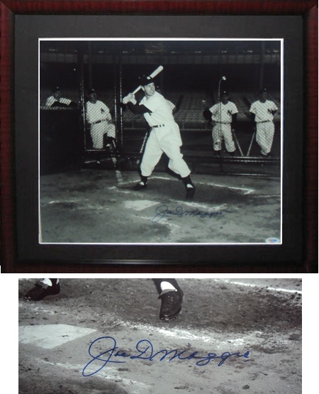 Joe DiMaggio Autograph Sports Memorabilia from Sports Memorabilia On Main Street, sportsonmainstreet.com