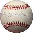 Johnny Vandermeer Autograph teams Memorabilia On Main Street, Click Image for More Info!