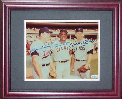 Mickey Mantle, Harmon Killewbrew, and Willie Mays Autograph Sports Memorabilia from Sports Memorabilia On Main Street, sportsonmainstreet.com