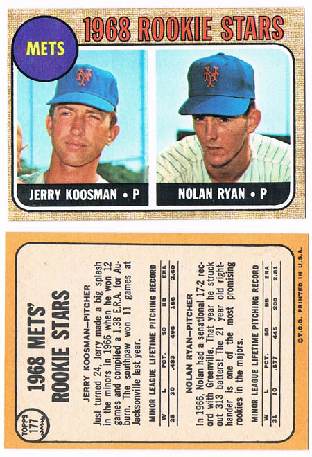 Nolan Ryan and Jerry Koosman Autograph Sports Memorabilia from Sports Memorabilia On Main Street, sportsonmainstreet.com