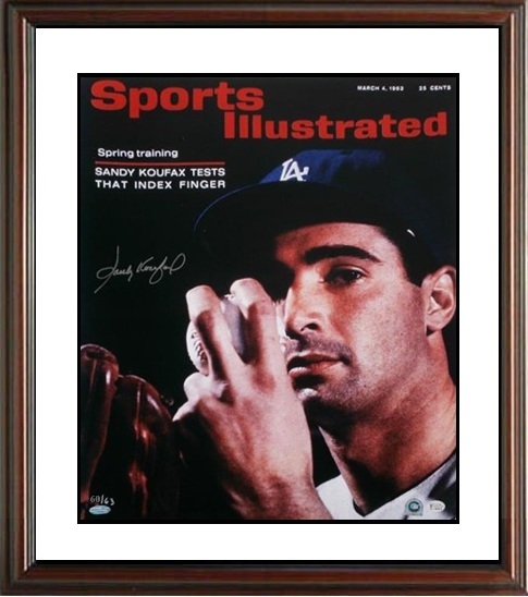 Sandy Koufax Autograph Sports Memorabilia from Sports Memorabilia On Main Street, sportsonmainstreet.com