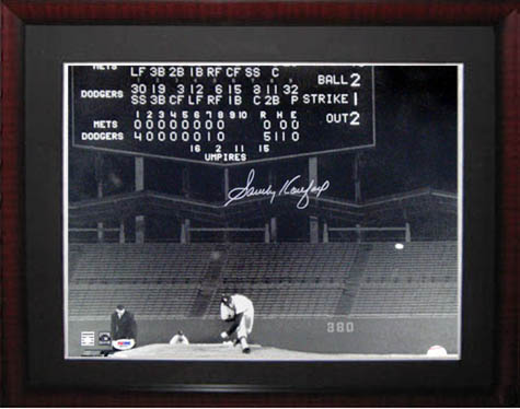 Sandy Koufax Autograph Sports Memorabilia from Sports Memorabilia On Main Street, sportsonmainstreet.com