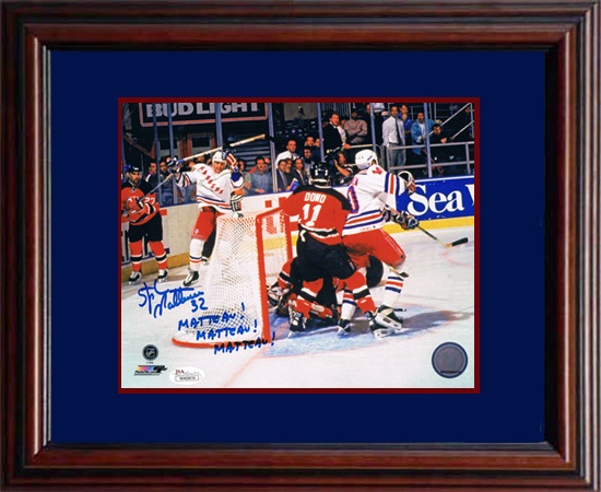 Stephane Matteau Autograph Sports Memorabilia from Sports Memorabilia On Main Street, sportsonmainstreet.com