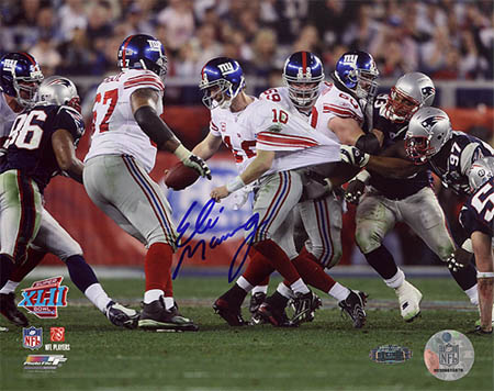 Eli Manning Autograph Sports Memorabilia from Sports Memorabilia On Main Street, sportsonmainstreet.com