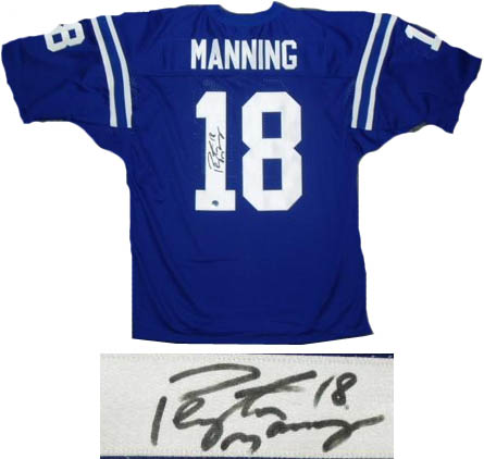 Peyton Manning Autograph Sports Memorabilia from Sports Memorabilia On Main Street, sportsonmainstreet.com