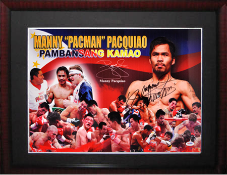 Manny Pacman Pacquiao Autograph Sports Memorabilia from Sports Memorabilia On Main Street, sportsonmainstreet.com