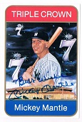 Mickey Mantle Autograph Sports Memorabilia, Click Image for more info!