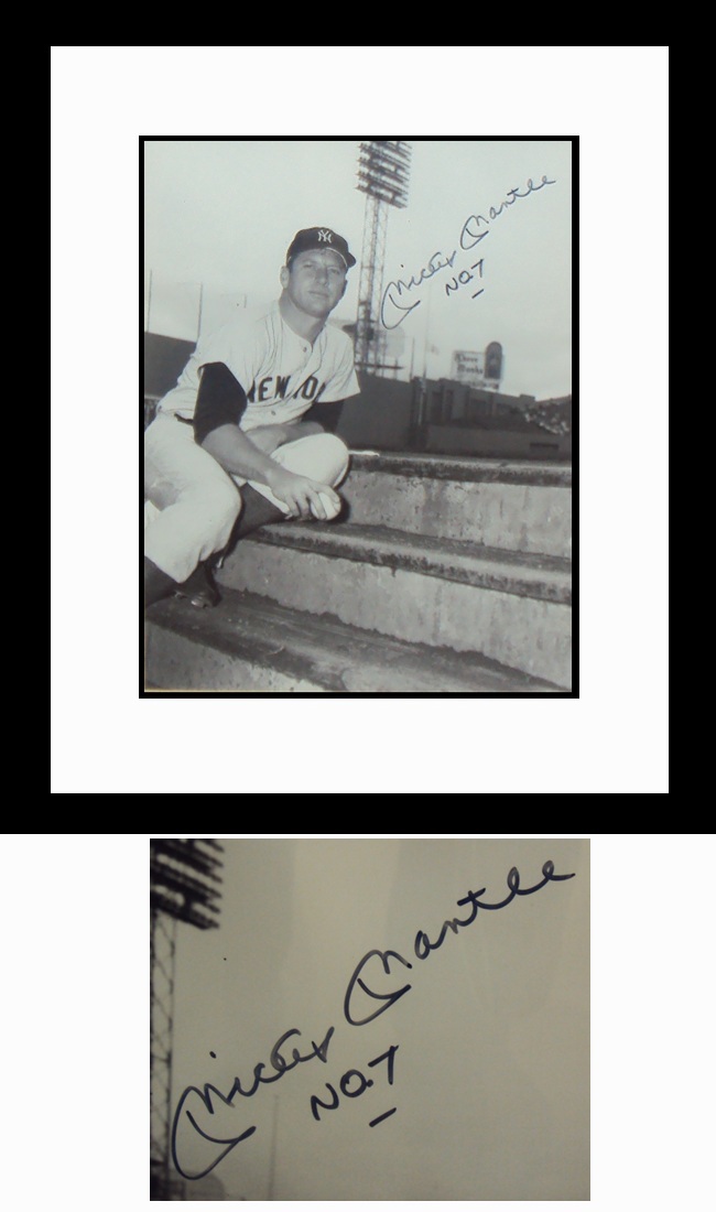 Mickey Mantle Autograph Sports Memorabilia from Sports Memorabilia On Main Street, sportsonmainstreet.com