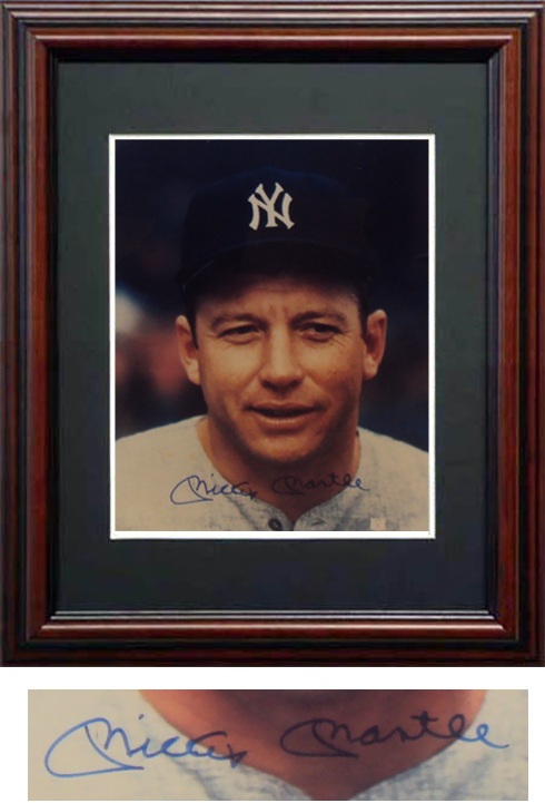 Mickey Mantle Autograph Sports Memorabilia from Sports Memorabilia On Main Street, sportsonmainstreet.com