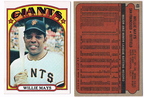 Willie Mays Autograph Sports Memorabilia from Sports Memorabilia On Main Street, sportsonmainstreet.com