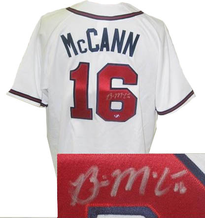 Brian McCann Autograph Sports Memorabilia from Sports Memorabilia On Main Street, sportsonmainstreet.com