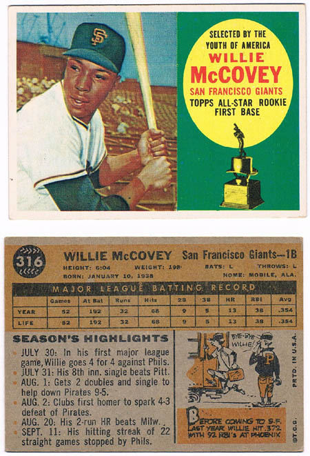 Willie McCovey Autograph Sports Memorabilia from Sports Memorabilia On Main Street, sportsonmainstreet.com
