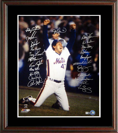 1986 New York Mets World Championship Team Autograph Sports Memorabilia from Sports Memorabilia On Main Street, sportsonmainstreet.com