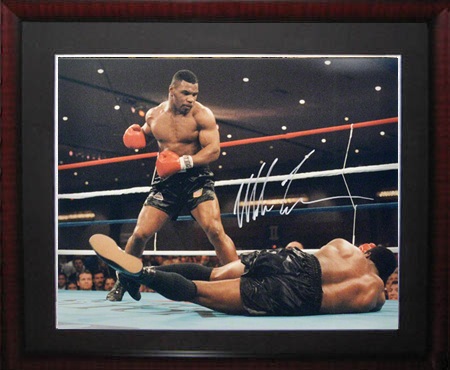 Mike Tyson Autograph Sports Memorabilia from Sports Memorabilia On Main Street, sportsonmainstreet.com