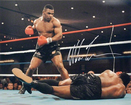 Mike Tyson Autograph Sports Memorabilia from Sports Memorabilia On Main Street, sportsonmainstreet.com