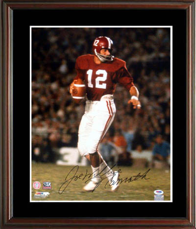 Joe Namath Autograph Sports Memorabilia from Sports Memorabilia On Main Street, sportsonmainstreet.com