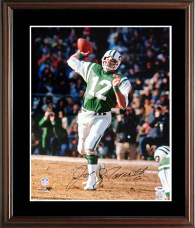 Joe Namath Autograph Sports Memorabilia from Sports Memorabilia On Main Street, sportsonmainstreet.com