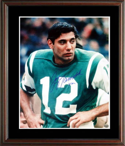 Joe Namath Autograph Sports Memorabilia from Sports Memorabilia On Main Street, sportsonmainstreet.com