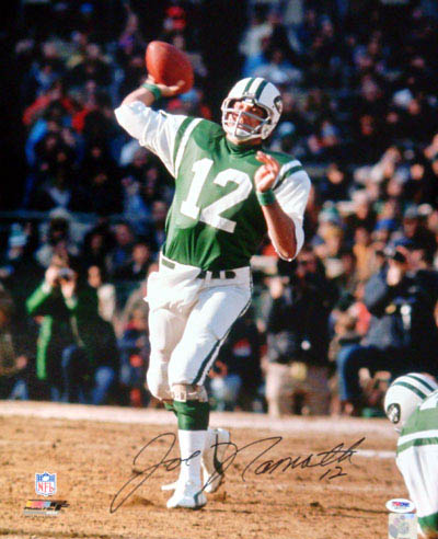 Joe Namath Autograph Sports Memorabilia from Sports Memorabilia On Main Street, sportsonmainstreet.com