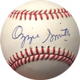 Ozzie Smith Autograph Sports Memorabilia from Sports Memorabilia On Main Street, sportsonmainstreet.com, Click Image for more info!