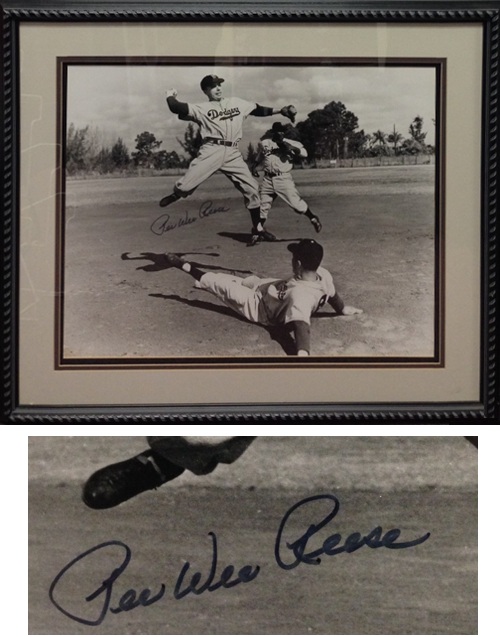 Pee Wee Reese Autograph Sports Memorabilia from Sports Memorabilia On Main Street, sportsonmainstreet.com