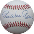 Pee Wee Reese Autograph Sports Memorabilia, Click Image for more info!