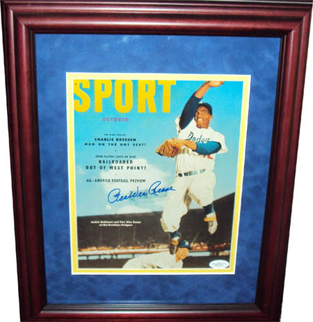 Pee Wee Reese Autograph Sports Memorabilia from Sports Memorabilia On Main Street, sportsonmainstreet.com