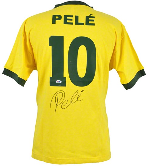  Pele Autograph Sports Memorabilia from Sports Memorabilia On Main Street, sportsonmainstreet.com