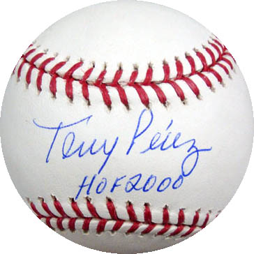 Tony Perez Autograph Sports Memorabilia from Sports Memorabilia On Main Street, sportsonmainstreet.com