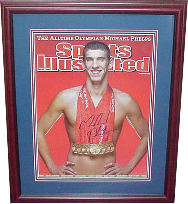 Michael Phelps Autograph Sports Memorabilia from Sports Memorabilia On Main Street, sportsonmainstreet.com