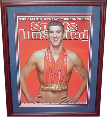 Michael Phelps Autograph Sports Memorabilia from Sports Memorabilia On Main Street, sportsonmainstreet.com