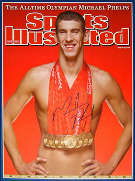 Michael Phelps Autograph Sports Memorabilia from Sports Memorabilia On Main Street, sportsonmainstreet.com