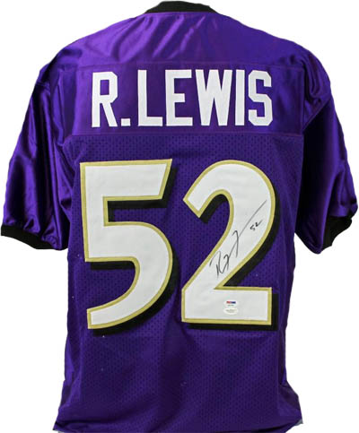 ray lewis framed jersey